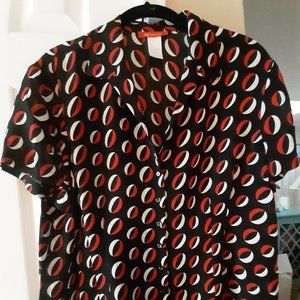 Multi Colored Silk Blouse
